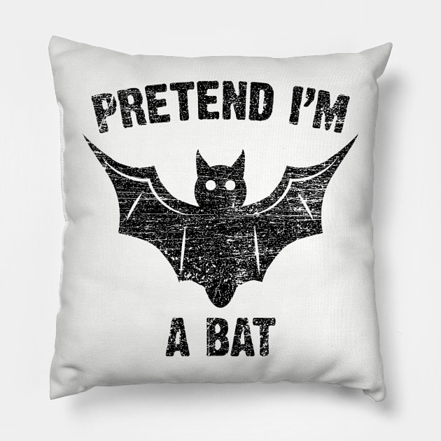 Pretend I'm a bat Pillow by Emma