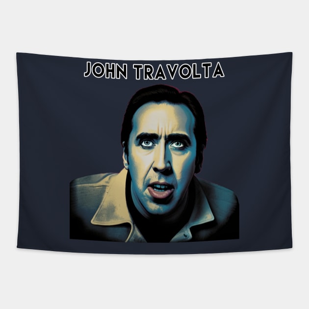 John Travolta Tapestry by Moulezitouna