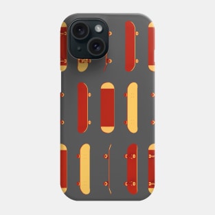 Skateboard Rows of Rotating Boards Phone Case