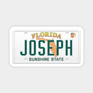 Joseph License Plate - FL Magnet