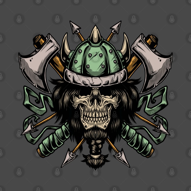 Viking Skull by Romero Arts 