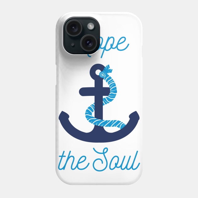 Hope Anchors The Soul Phone Case by kimmieshops