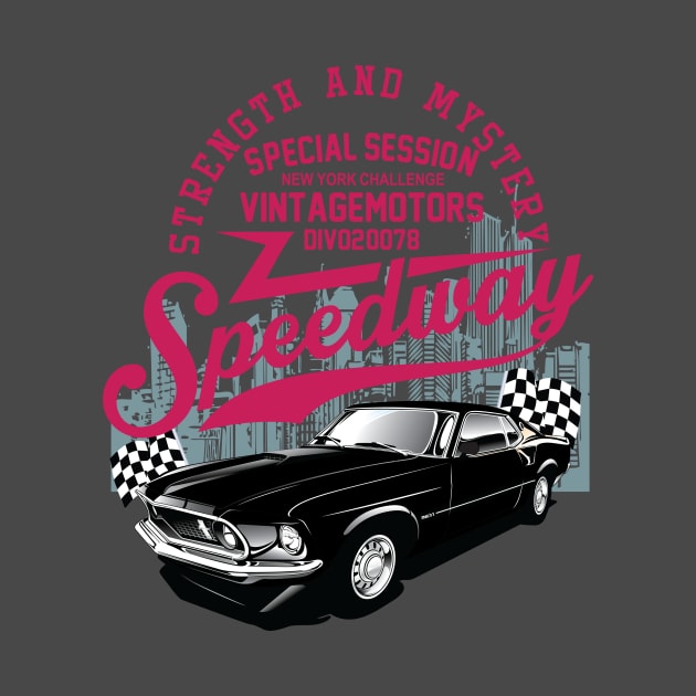 Speedway Classic Car Vintage Motors by CGD