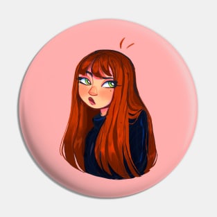 Cute Girl Pin