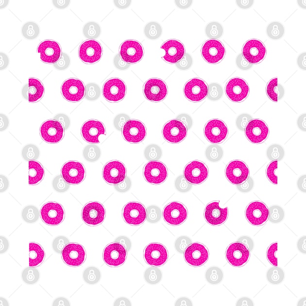 Pink Donut Pattern by HHT