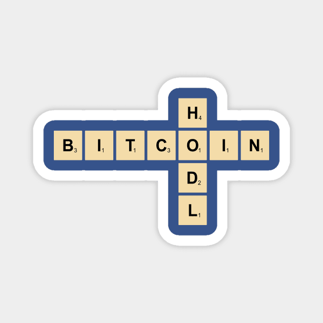 Bitcoin HODL Magnet by AnishaCreations