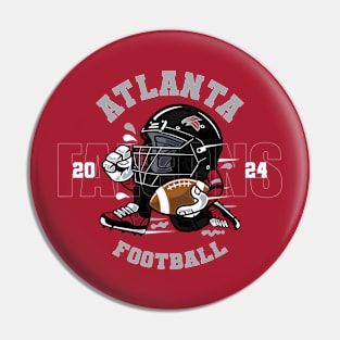 Atlanta Football Pin