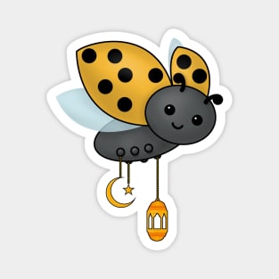 Ramadan Ladybug Lanterns Magnet