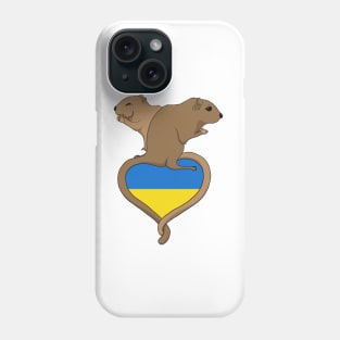 Gerbil Ukraine (light) Phone Case