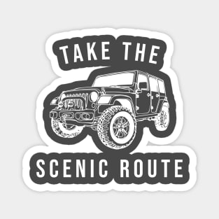 Take the Scenic Route Magnet