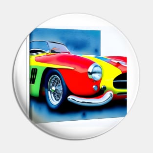 Sport car Pin