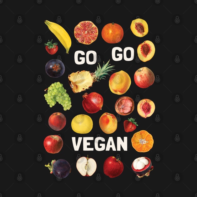 Go Go Vegan 100% Nature by KewaleeTee