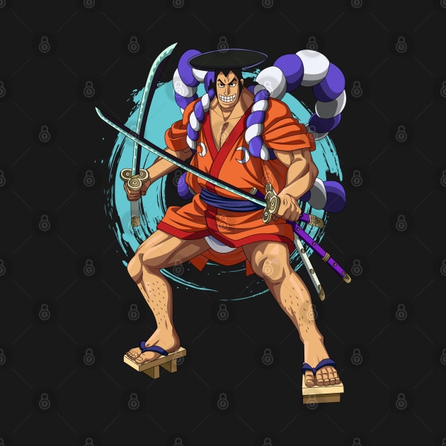 one piece - Kozuki Oden by Hala Art