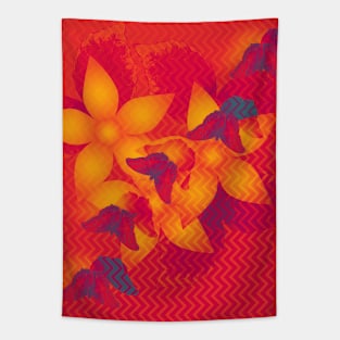 Radioactive butterflies Tapestry