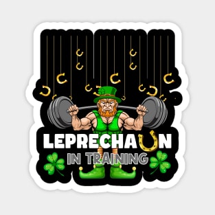 Saint Patty Shenanigan Lucky Leprechaun in Training Magnet