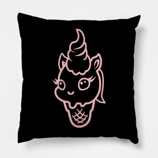 Ice Cream Unicorn Pillow