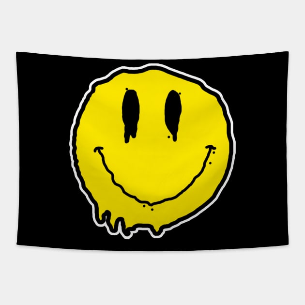 Slimey Smiley Tapestry by ClassicRyo