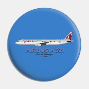 Airbus A321 - Qatar Airways Pin