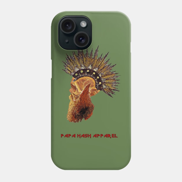 Papa Hash Apparel: Mohawk Phone Case by Papa Hash's House of Art