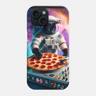 Dj Pizza Cat in Space Phone Case