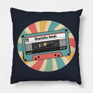 retro charlotte sands Pillow