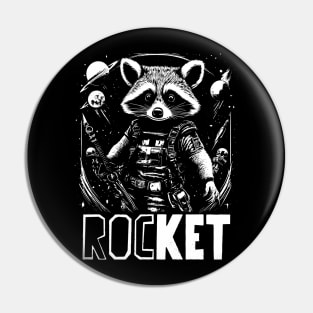 Rockett Racoon Pin