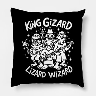 King Gizzard & The Lizard Wizard - Original Fan Art Pillow