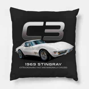 Corvette c3 Pillow