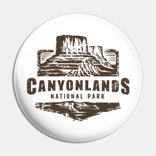 Canyonlands National Park Reflections: Mirror of Natural Beauty Pin
