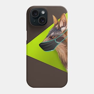 Cautious Fox Phone Case