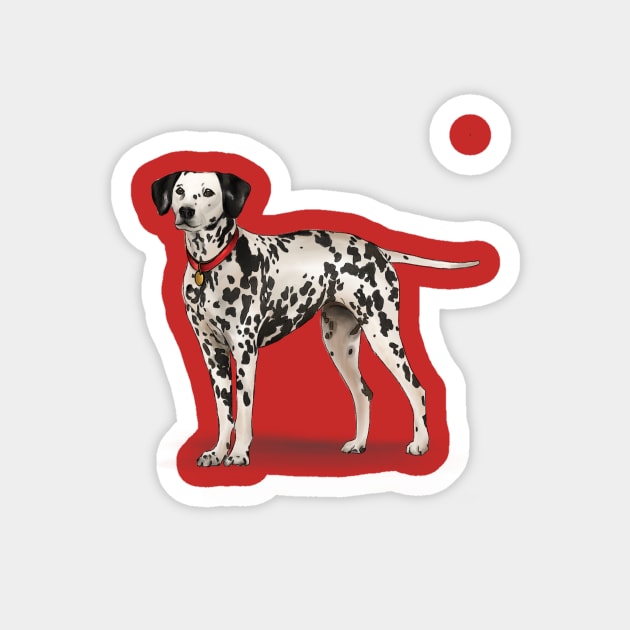 Dalmatian - Pongo Magnet by cheekymare
