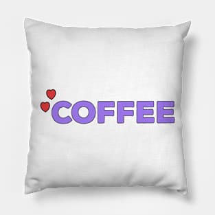 I Love Coffee Pillow