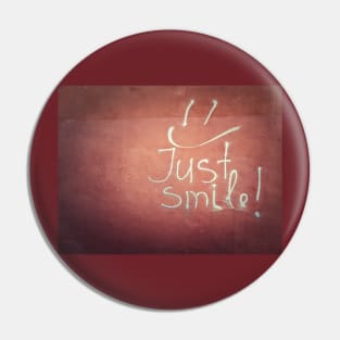 Just smile Pin