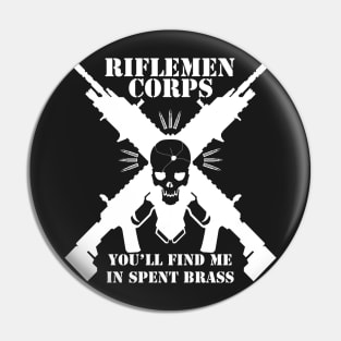 RifleMen Corp Pin