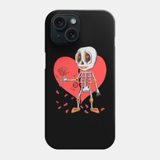 Cute Skeleton- Dia De Los Muertos - I Got You A Rose Phone Case