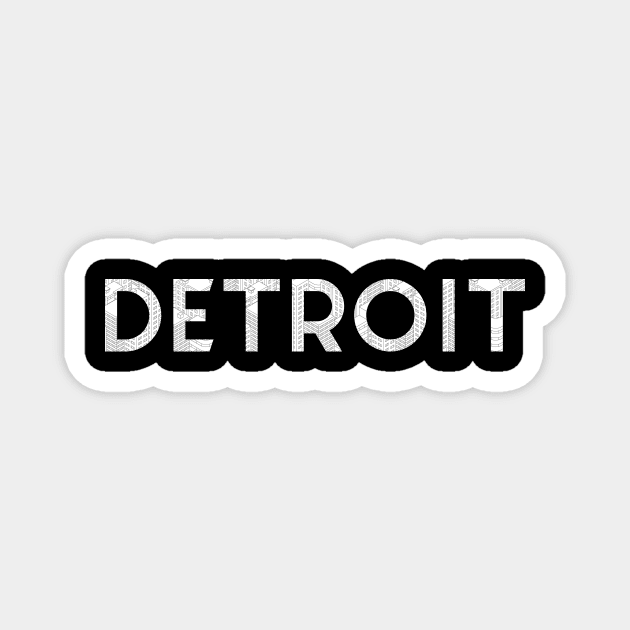 Detroit Magnet by bestStickers