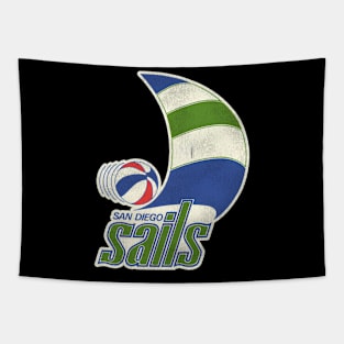 San Diego Sails Basketball Team Tapestry