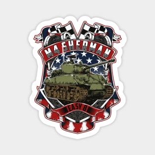 M4 Sherman "Easy 8" WWII Tank Magnet