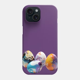 Easter painted eggs Phone Case