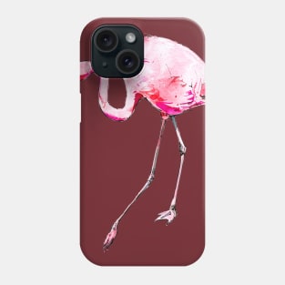 Watercolor Flamingo 1 Phone Case