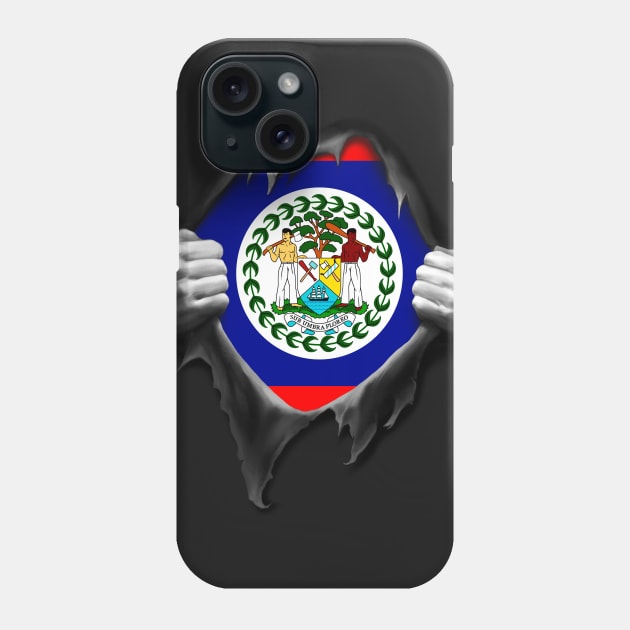 Belize Flag. Proud Belizean Phone Case by nikolayjs