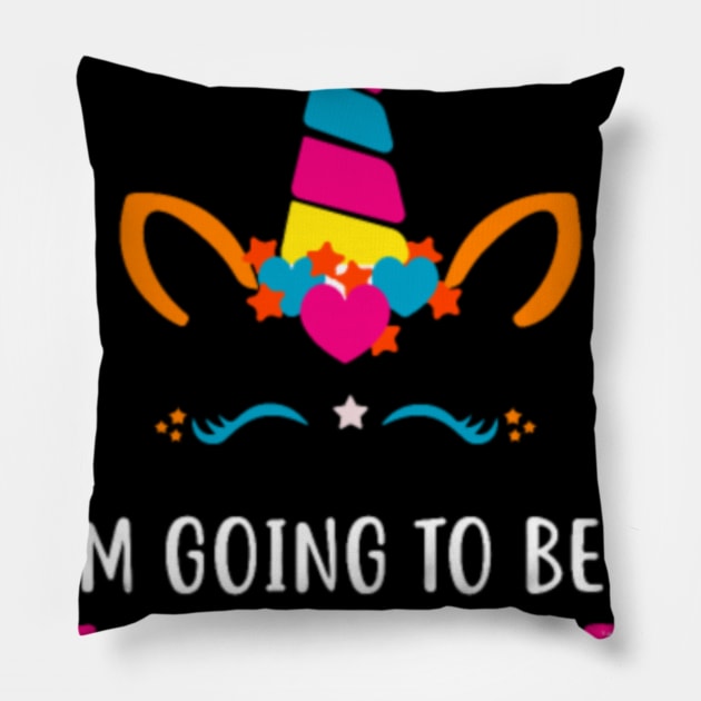 I'm Going To Be A Big Sister Unicorn T Shirt Pillow by Kink4on