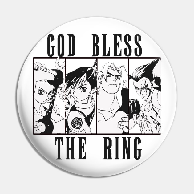 Fighters Bless the Ring Pin by Punch Black