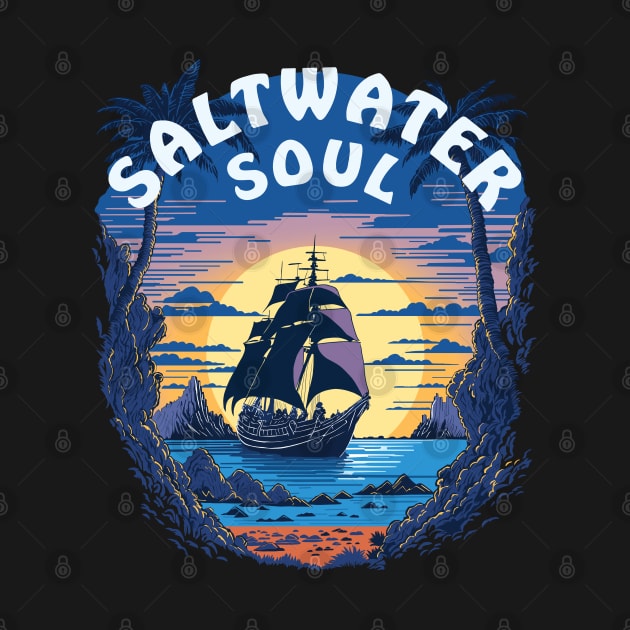 Saltwater Soul - Old Navy Ship by TMBTM