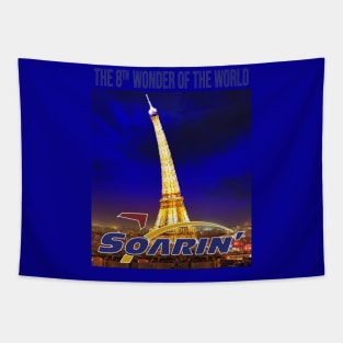 8th Wonder of the World - Soarin - Bent Eiffel Tower Tapestry