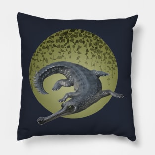 Gharial Pillow