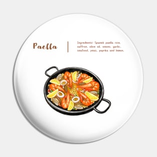 Spanish Food❤️Paella Pin