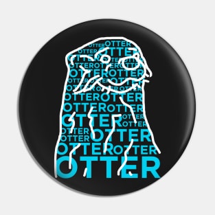 Otter Otter Otter Pin