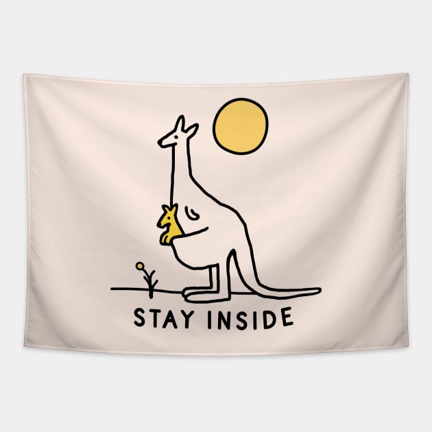 Stay Inside Tapestry by TroubleMuffin