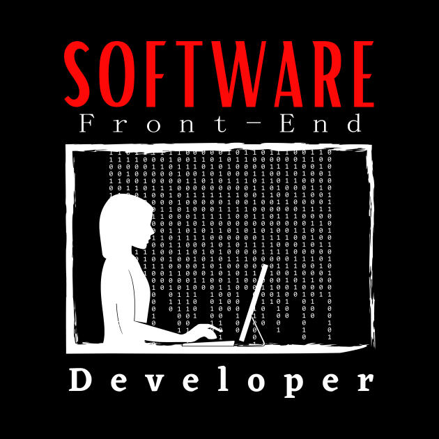 Software Front-End Developer motivational design by Digital Mag Store